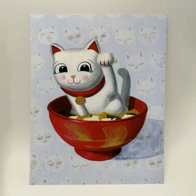 Multimatter (2024) - Nikki Longfish - "Miso Maneki/Lucky Cat" Art Print