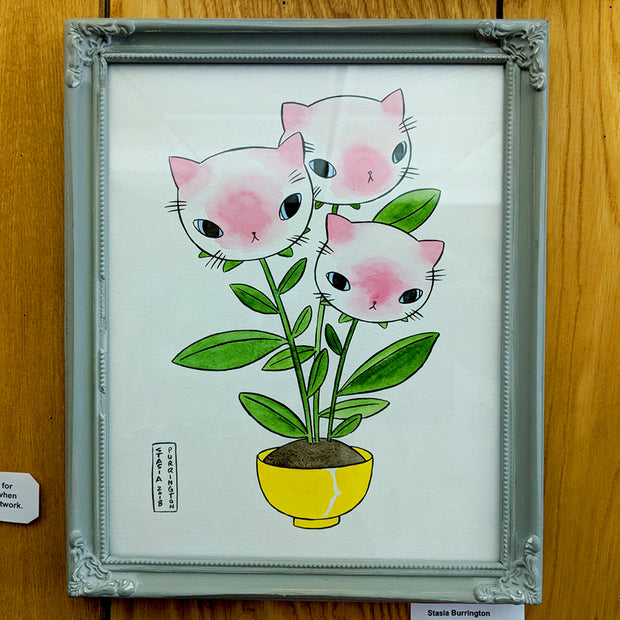 Stasia Burrington - Cat Flowers