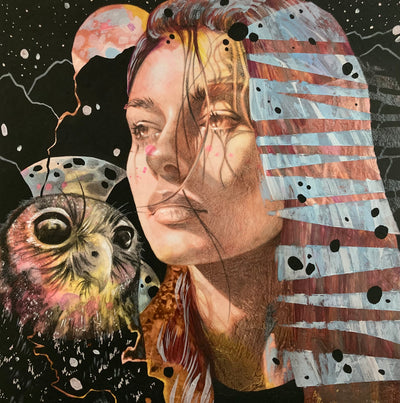 8 x 8 (2022) - #08 - Jenna Gibson - "Eagle Owl”