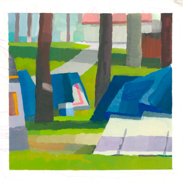 Sitting Outside - #92 - Tom Eichacker - "Echo Park Tents"