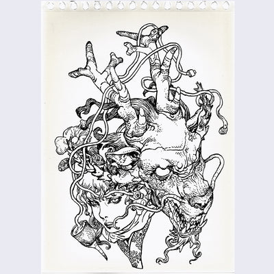 Katsuya Terada - Untitled Drawing Sketchbook 1 - #34