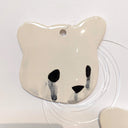 Jenn Lima - Luke Chueh: More Drawings - 4" Small Ceramic Bear Head (Facing Right)