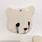 Jenn Lima - Luke Chueh: More Drawings - 4" Small Ceramic Bear Head (Facing Right)