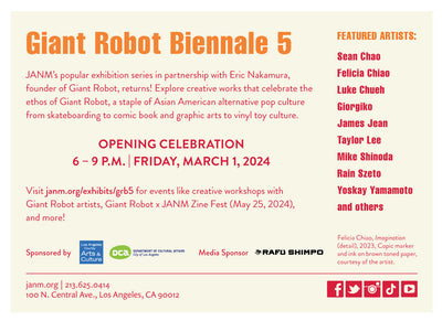 Giant Robot Biennale 5 - March 1st Vip Reception at Japanese American National Museum