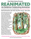 Reanimated 2026:&nbsp;An Exhibition in Celebration of Animation Begins Sat August 22nd