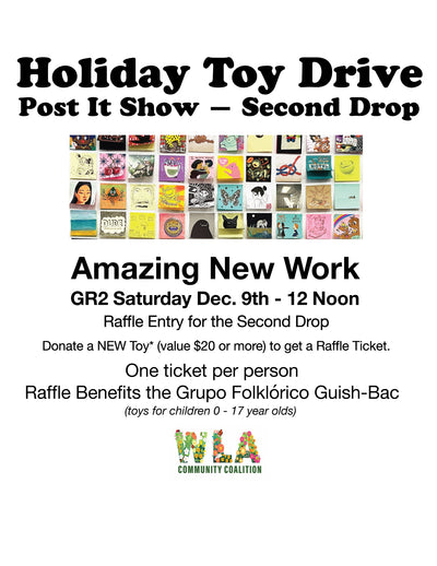 Post It Show Second Drop Dec 9th - Holiday Toy Drive