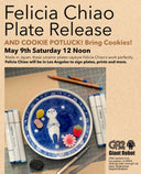 Felicia Chiao Plate Release Signing, and Cookie Potluck at GR2, May 9 at 12 Noon