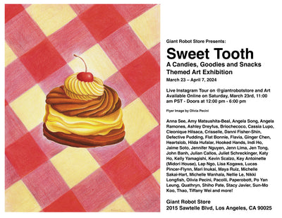 Sweet Tooth: A Candies, Goodies and Snacks Themed Art Exhibition Begins March 23 – April 7, 2024