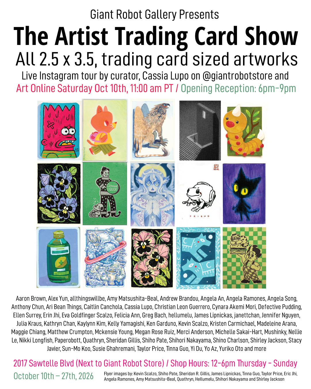 Giant Robot Gallery: The Artist Trading Card Show – Page 3 ...