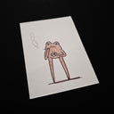 The Artist Trading Card Show - Paperobott - #G7 - "Smoking Frog 006"
