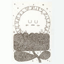 Marker illustration of a a sun sized character atop of a large flower.