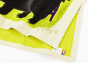 Bears Large Rectangle Tea Towel (Green and Beige)