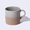 Mino Ware Two-Tone Soil Ceramic Mug (Gray)
