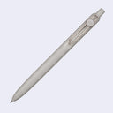Gray pen with a silver clip.