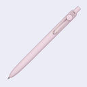 Pink pen on a white background