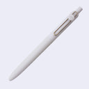 Light gray pen with a silver clip.