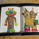 Book page of 2 AI monsters