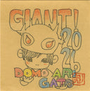 Illustration of a small character wearing a robot hat. Text around reads "Giant! 2026 / DOMO ARI GATO"