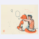 Kaiju 2026 - #76 - Amy Matsushita-Beal - "Even if you Become a Monster" Risograph