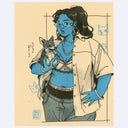 Doggo Show 2026 - #63 - Amy Matsushita-Beal - "Revolution With the Doggo" Risograph