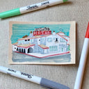 Illustration of a hotel.
