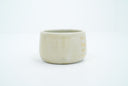 Short ceramic bowl, off white.