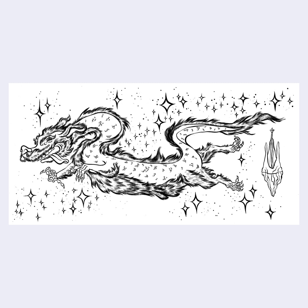 Falcor The Luck Dragon Coloring Pages