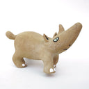 Ceramic figurine of a stylistic rhino.