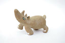 Ceramic figurine of a stylistic rhino.