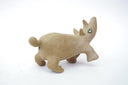 Ceramic figurine of a stylistic rhino.