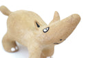 Ceramic figurine of a stylistic rhino.