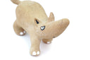 Ceramic figurine of a stylistic rhino.
