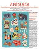 Art show poster for ANIMALS