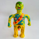 Colorful abstract figurine on a white background