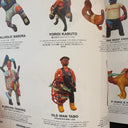 Open book page from Dehara's 1998-2018 works featuring several catalogue style images of his sculptures.