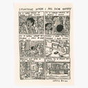 Comic strip titled 'Situations Where I Feel Social Anxiety' by Jeffrey Brown.