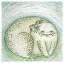 Illustration of a green frog with a bowtie.