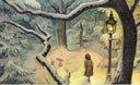 Painting of a film still from The Chronicles of Narnia.