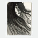 The Artist Trading Card Show - Merci Anderson - #BB6 - "Graphite Girl 3"