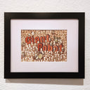 Illustration of many small simplistic characters standing in a large group, around red letters that read Giant Robot. Some robot mascots roam the crowd.