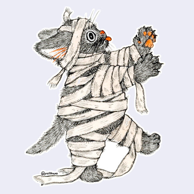 Po Yan Leung - "Zombie Kitty" Sticker