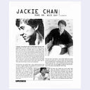 Article about Jackie Chan with text and images