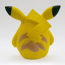 Ceramic sculpture of Pikachu, shaped like Totoro.