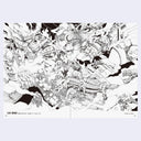 Black and white illustration on a white background