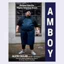 Book cover of 'AMBOY' with a person wearing an apron and text about Filipino-American cuisine.