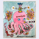 Colorful artwork of a pink octopus with a cowboy on its head, featuring the text 'ROBOTAKO' and 'Baron Yoshimoto'.