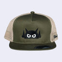 Giant Robot - Big Boss Robot Mesh Hat (Olive Green/Tan)