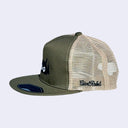 Giant Robot - Big Boss Robot Mesh Hat (Olive Green/Tan)