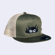 Giant Robot - Big Boss Robot Mesh Hat (Olive Green/Tan)