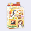 Happy Birthday Cat House - 3D Greeting Card
